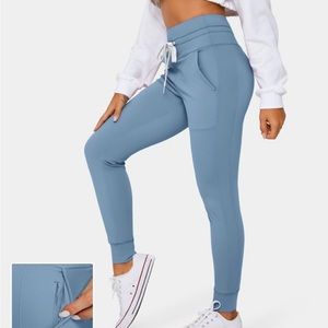 Cloudful™ Air Fabric High Waisted Drawstring Side Pocket Full Length Joggers